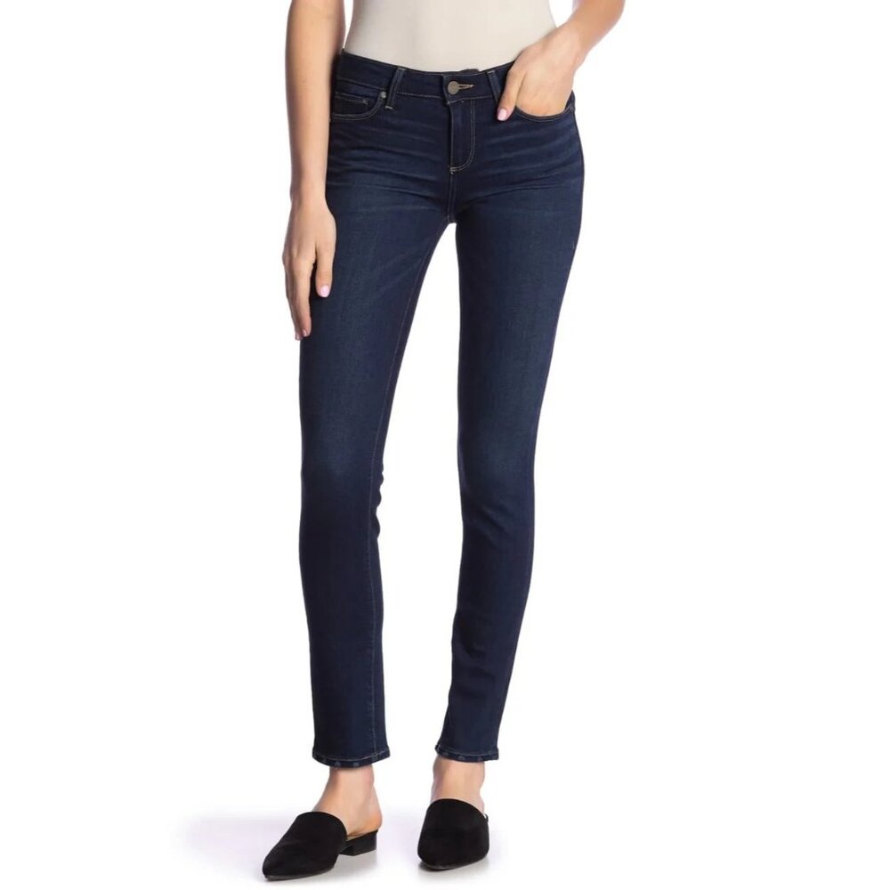 NWT Paige Denim Skyline Skinny in Howard Transcend Stretch Jeans 25 x 32